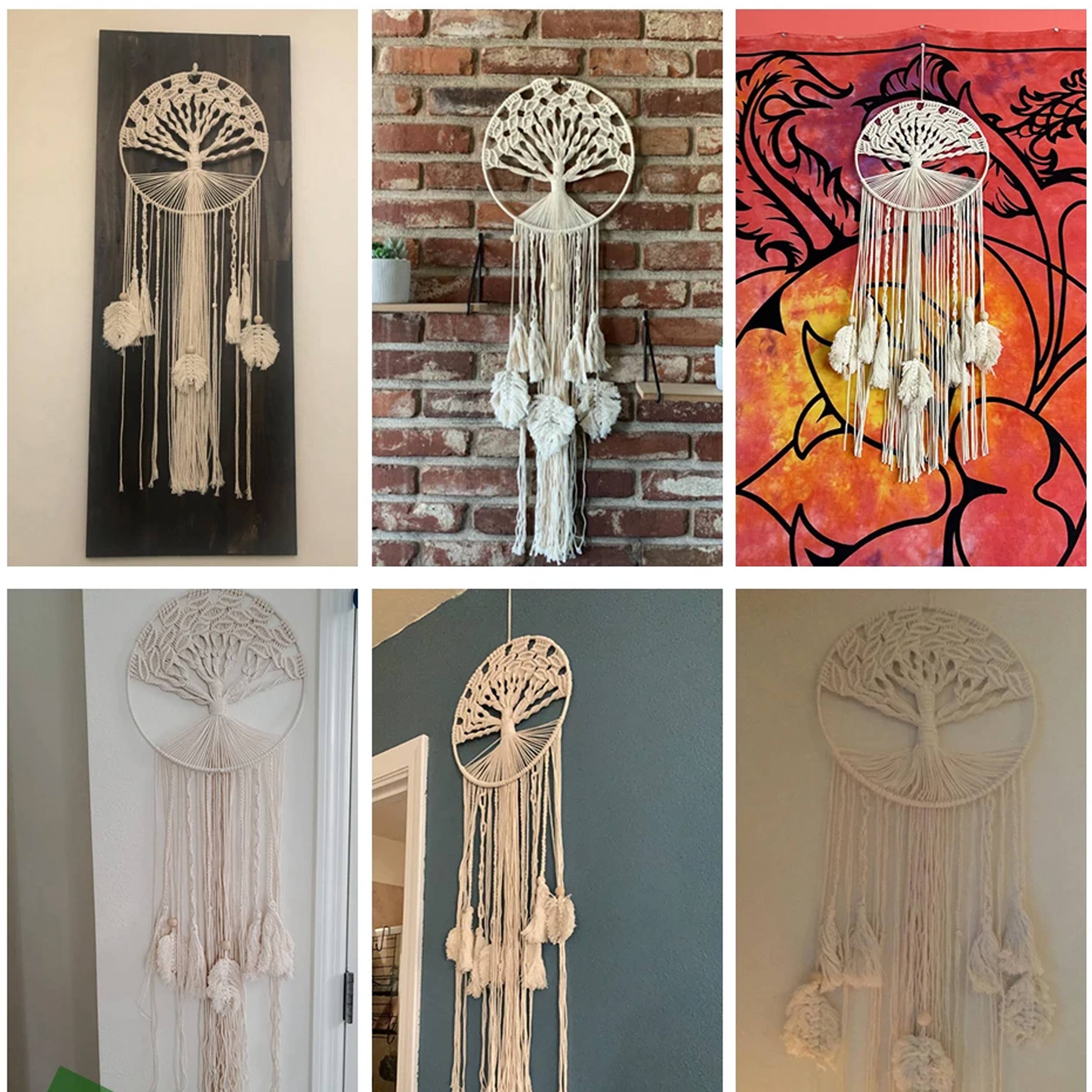 Buddha Ayurveda - Wholesale Dromenvanger - Macramé Handgemaakte Dromenvanger Muurdecoratie5