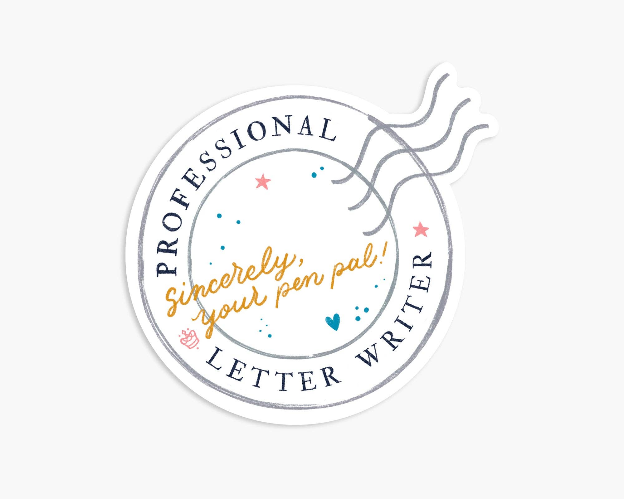 Day One Paper Co. - Wholesale Sticker - Letter Writer - Vinyl Sticker0