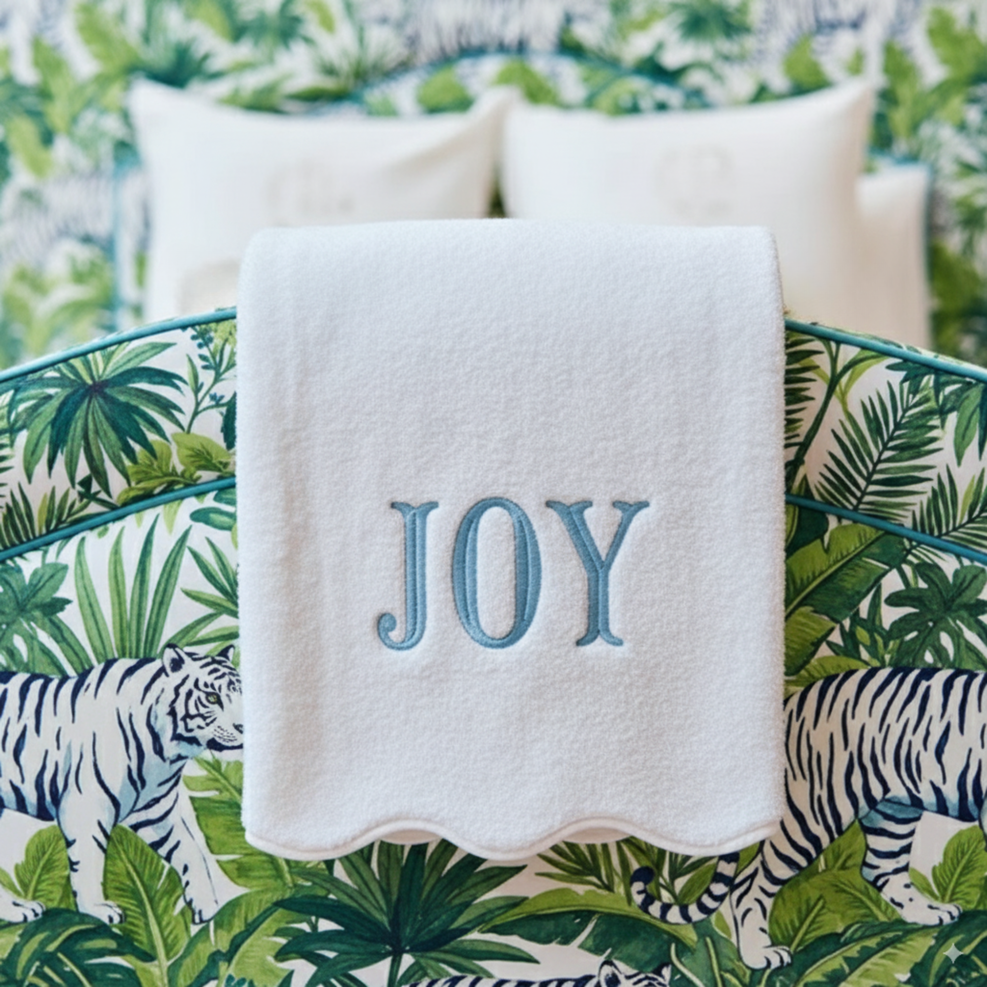 Lotus Linen – wholesale Badrumsmatta – Lyxig badrumsmatta i bomull med kammusselkanter126