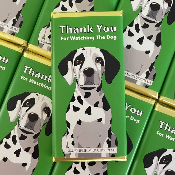 Sweet Living Kilkenny – wholesale Chocolate bar – Thank You for Watching the Dog