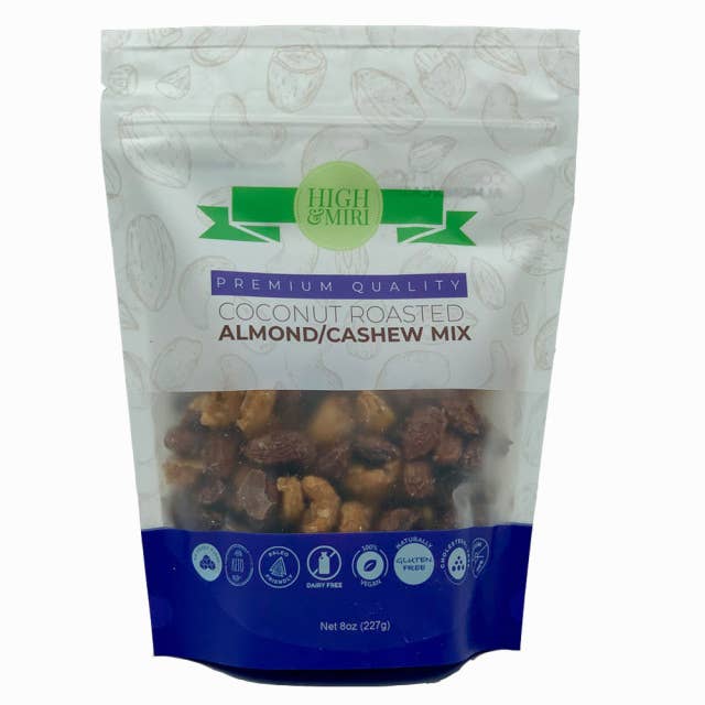 Coconut Roasted Almond/Cashew Mix for wholesale by High&Miri