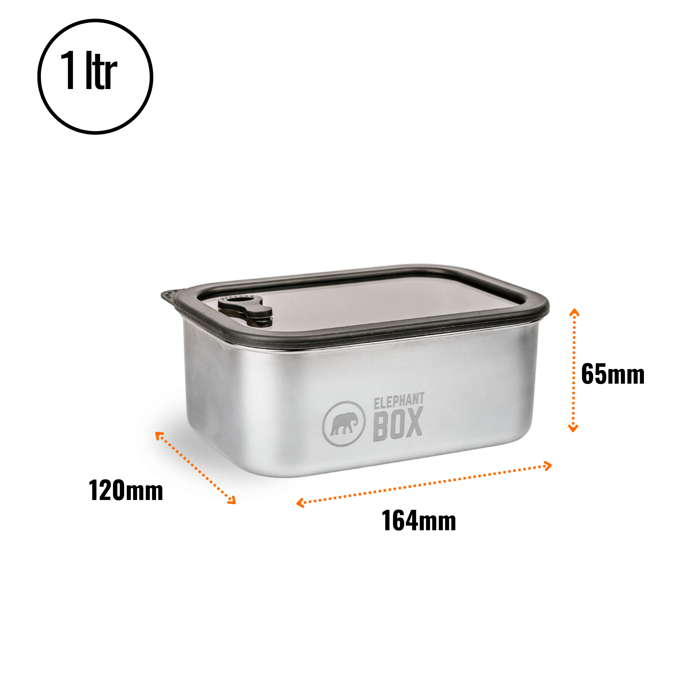 Elephant Box – wholesale Food storage container – Prep & Store Leakproof Food Storage Containers - Grey0