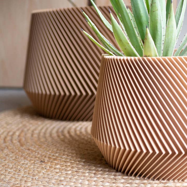 MINIMUM DESIGN - Wholesale Plant Pot - Large OSLO Geometric Planter2