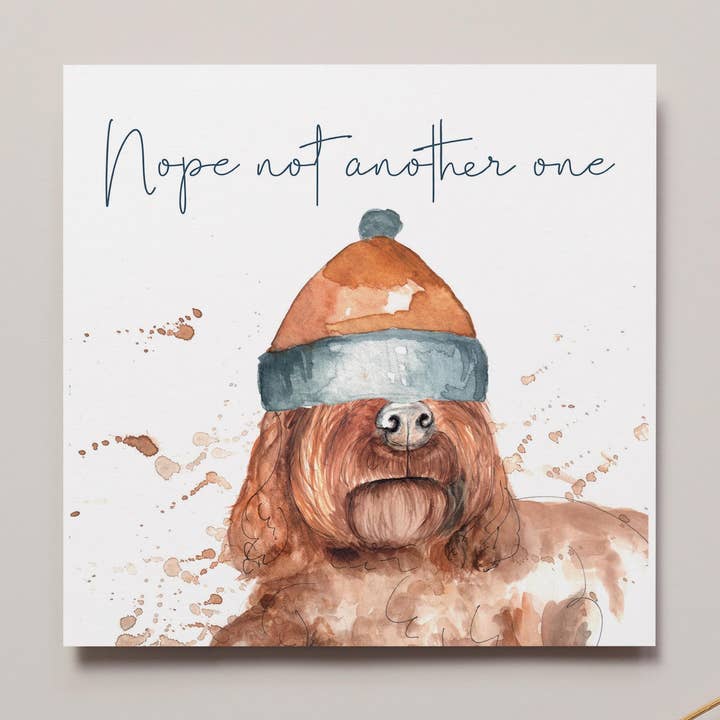 Ikke endnu et One Dog Sentimentkort for engroshandel hos Meg Hawkins Art