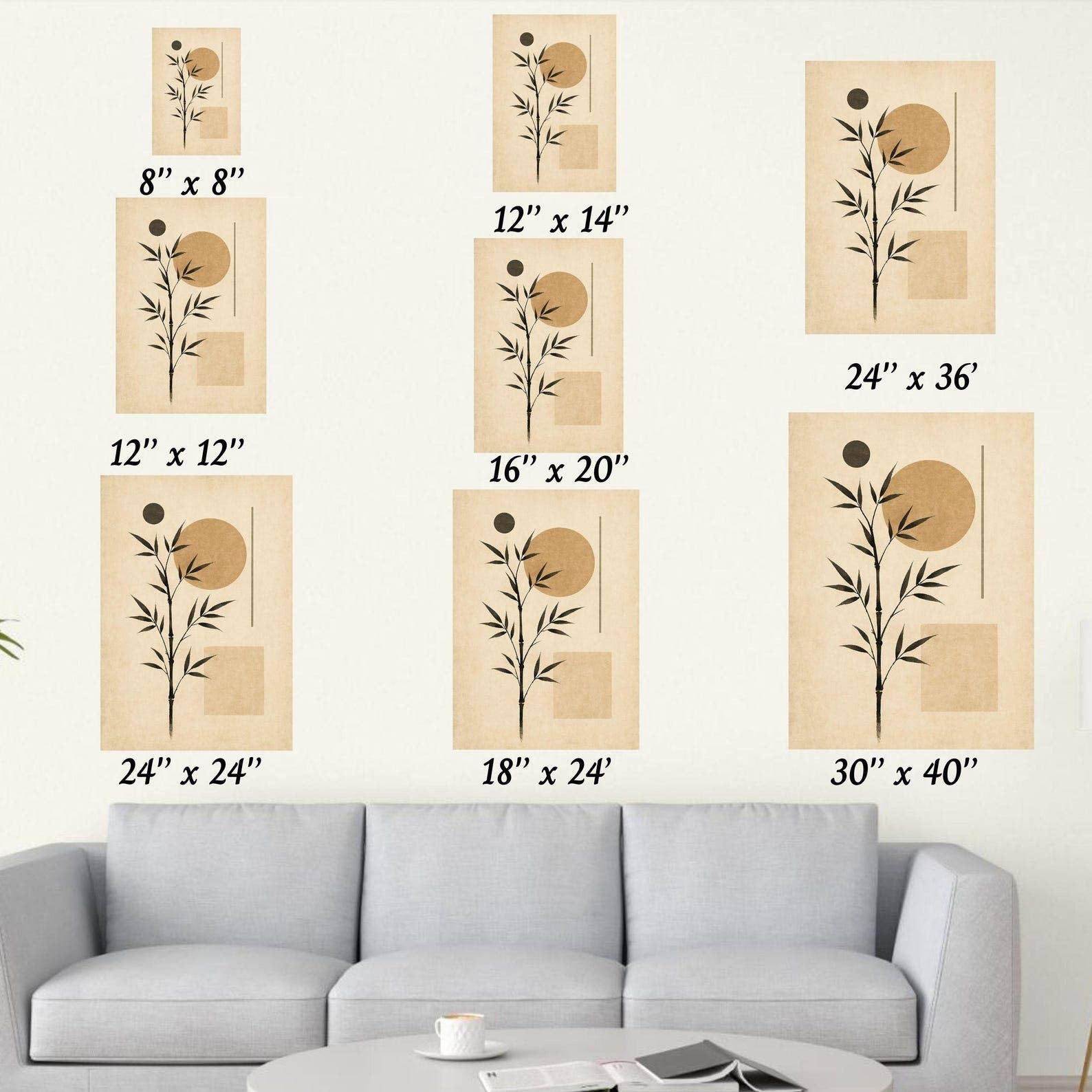 DTF Office - Wholesale Canvas Art - Japandi Canvas Print: Japanese Wall Art5