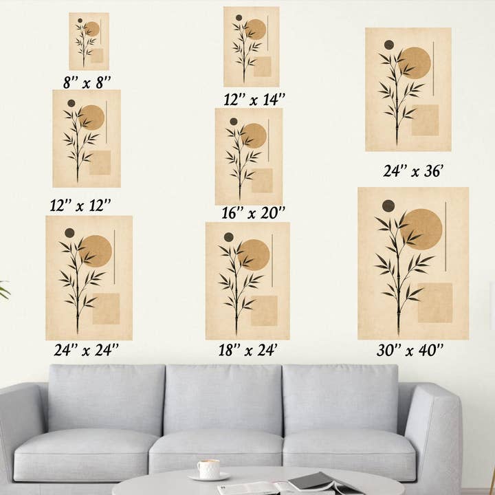DTF Office - Wholesale Canvas Art - Japandi Canvas Print: Japanese Wall Art5