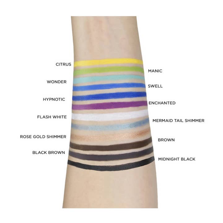 PINEAPPLE Beauty - Wholesale Eyeliner/Pencil - LA Colors CP630 Gel Eyeliner Pencil Midnight Black - 3pc