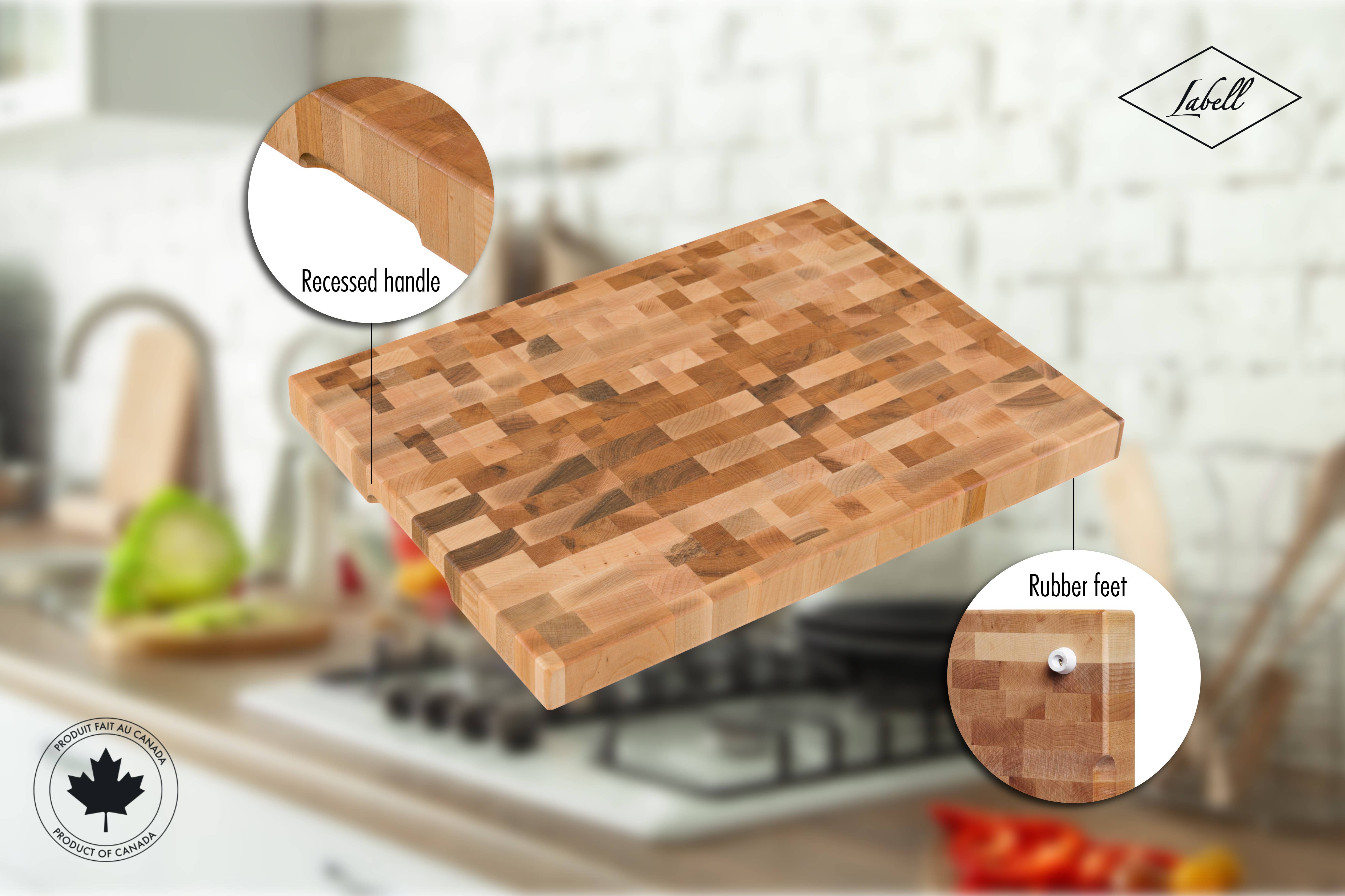 Labell - Wholesale Cutting Board - Butcher Block – Labell - L12164 - 12" x 16'' x 1.25"2