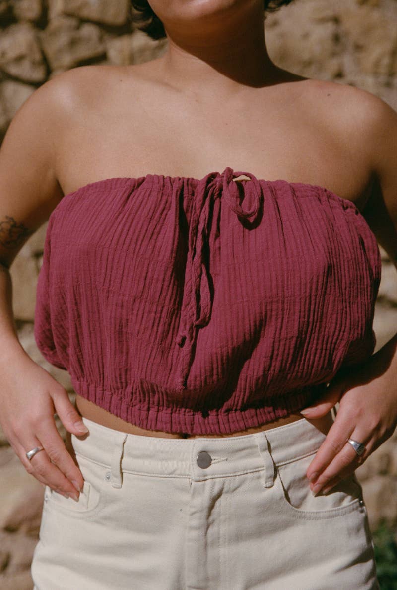 Nénés - Wholesale Blouse - Women's - Clara Top - Plum