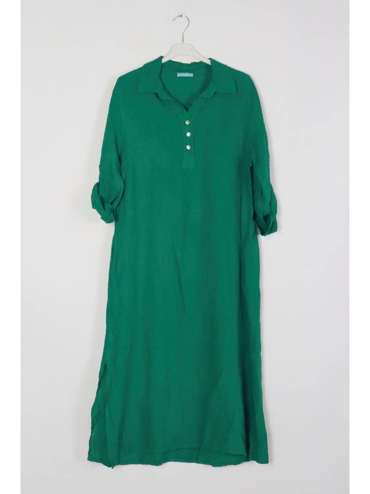 LÉA & LUC - Wholesale Dress - Women's - Long dress in 100% linen REF.2090035