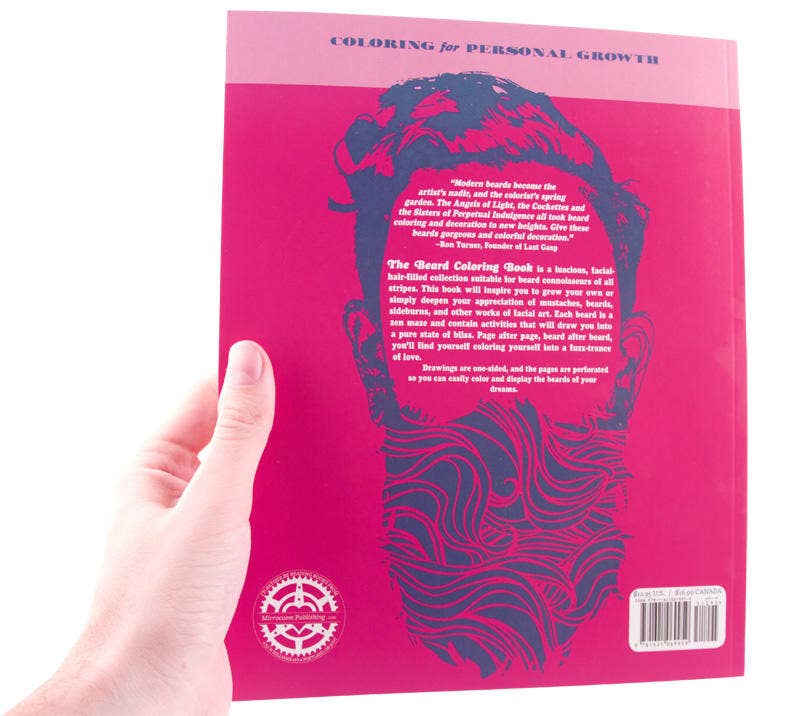 Microcosm Publishing & Distribution - Vendita all'ingrosso Libro da colorare e attività - Adulti - Libro da colorare per barba6