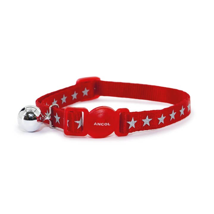 Ancol Pet Products Ltd - Vendita all'ingrosso Collare - Gatti - Collare riflettente per gatti - Stella rossa