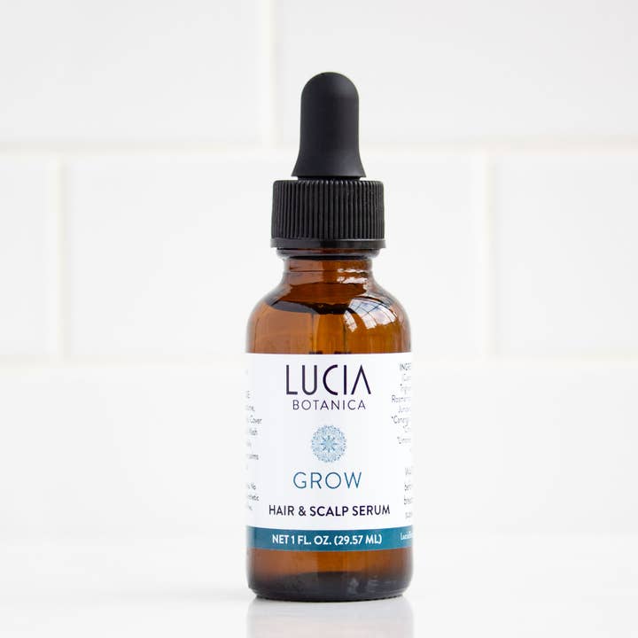 Grow — Sérum pour cheveux et cuir chevelu pour la vente par Lucia Botanica