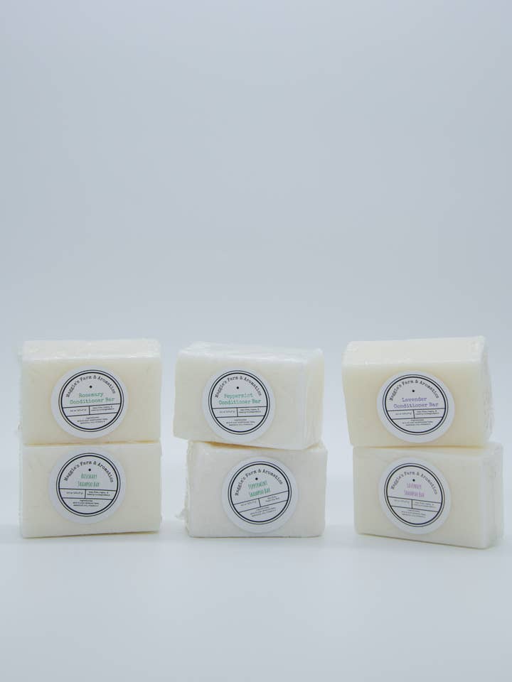 Shampoo and Conditioner Bar Set/ Solid Shampoo and Condition for wholesale by Maggie's Farm & Aromatics
