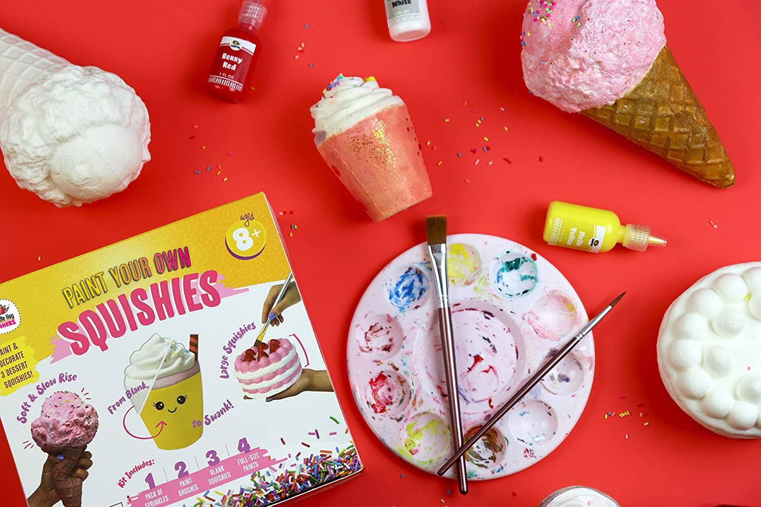 Doodle Hog - Wholesale DIY Craft Kit - Kids - DIY Dessert Paint Your Own Squishies Kit!7