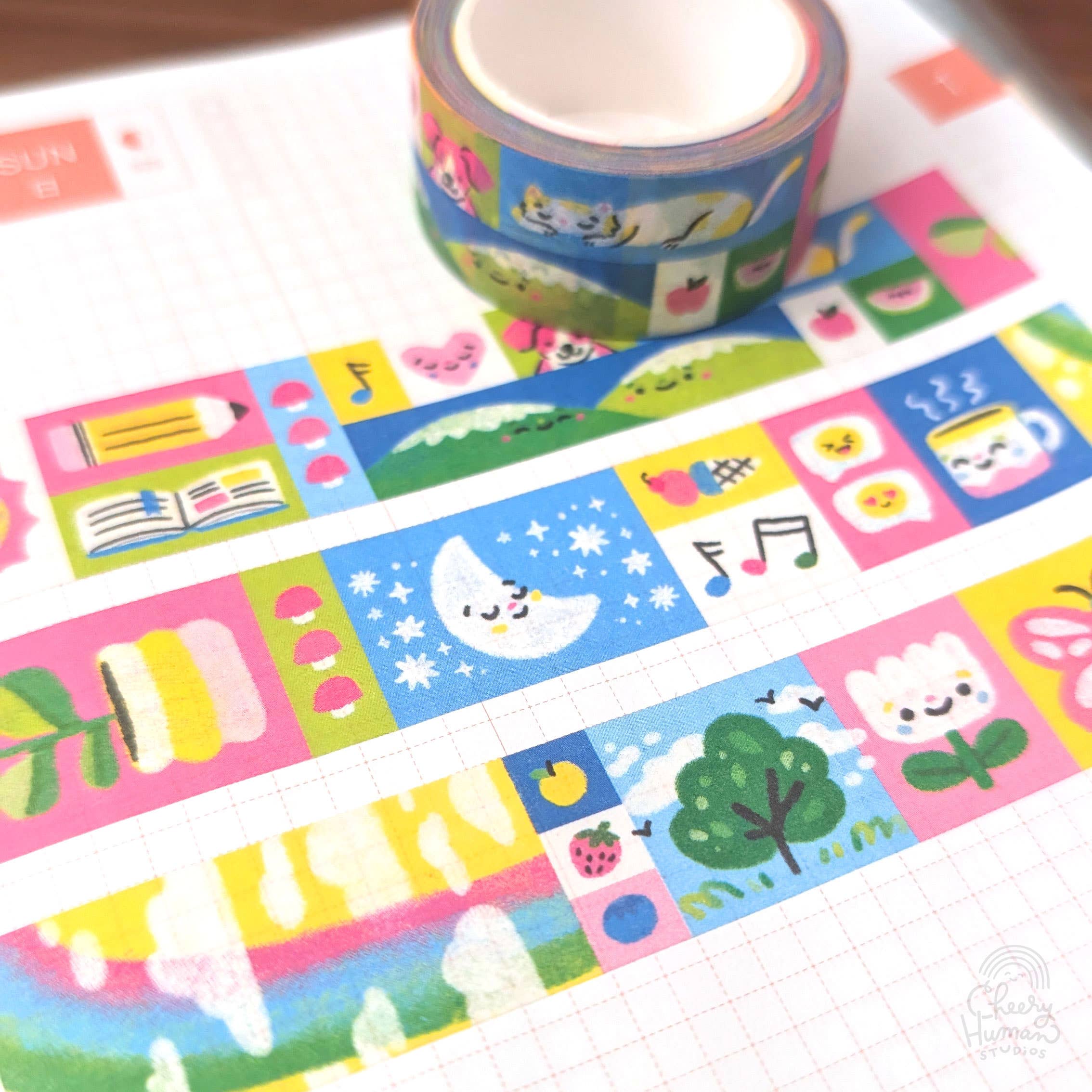 Cheery Human Studios - Wholesale Washi Tape - Enjoying the Little Things - 20mm Washi Tape3
