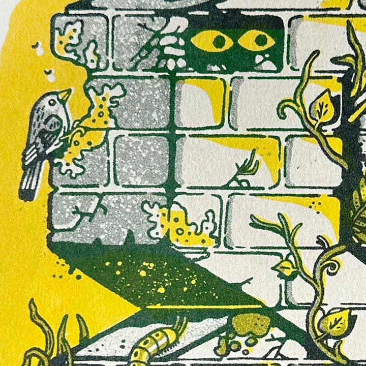 It's Not That Weird - Wholesale Art Print - Millennials rejoice, cool super S is back! Riso print1