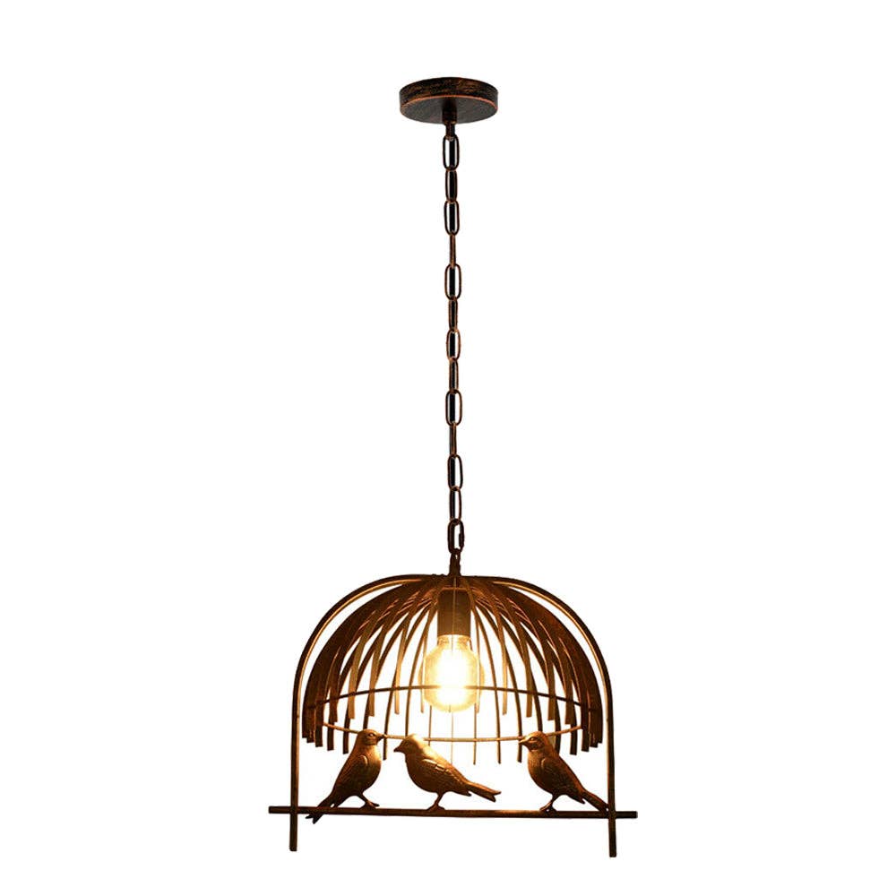 Ledsone – wholesale Chandelier/hanging light – Industrial Bird Cage Ceiling Chandelier Loft Pendant Light ~31519