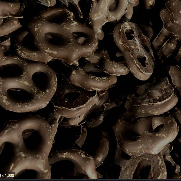 Pretzels, Dark Chocolate (12 oz) for wholesale by The Nut Garden, Sweetables, Utah Truffles