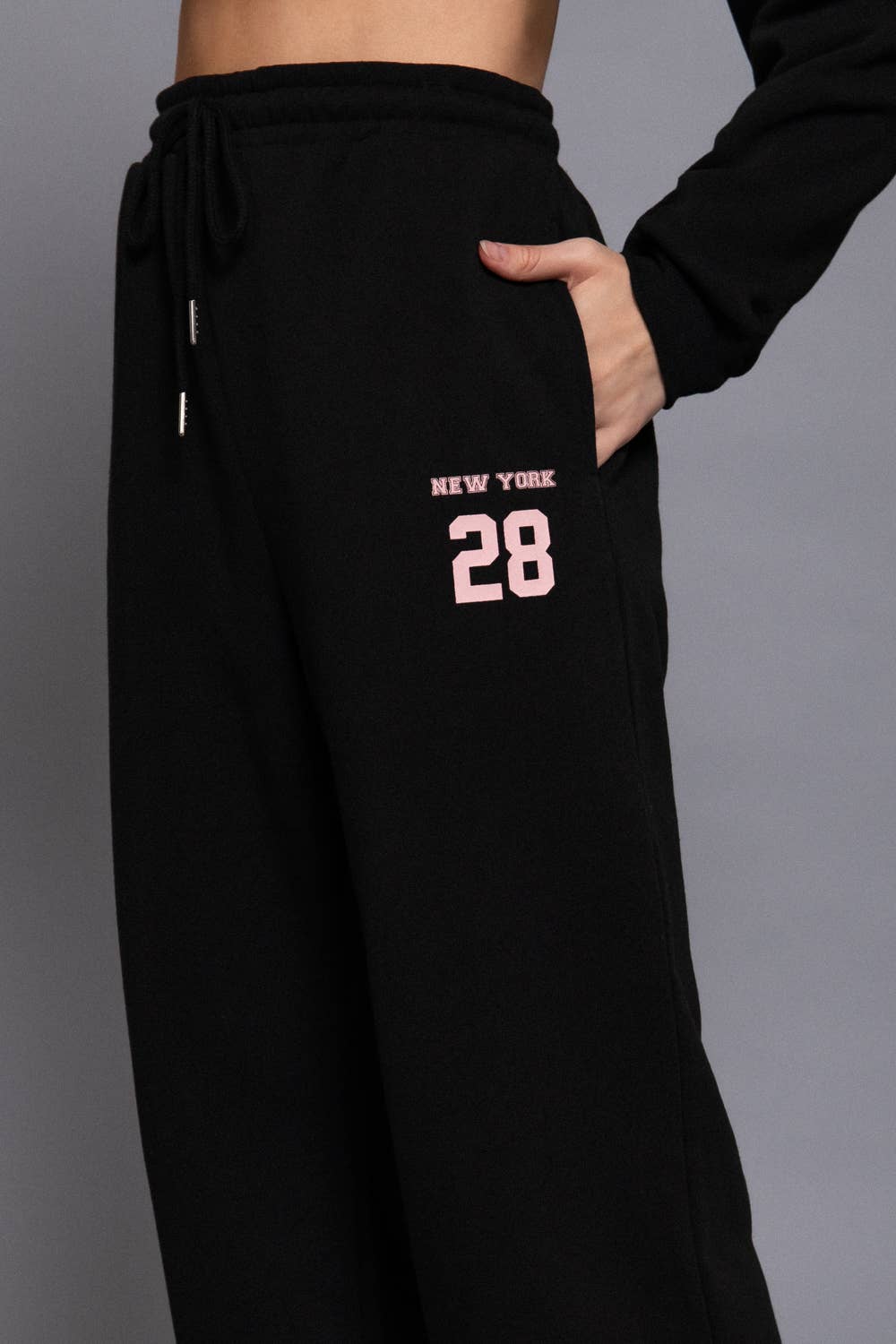 Active Basic | Active USA - Vendita all'ingrosso Pantaloni sportivi/da jogging - Donna - Pantaloni jogger in pile stampato all'interno2