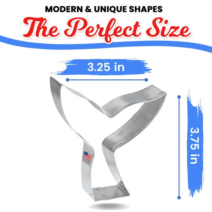 CookieCutter.com - Wholesale Cookie Cutter - Whale Mermaid Tail Cookie Cutter 3.75" B10174