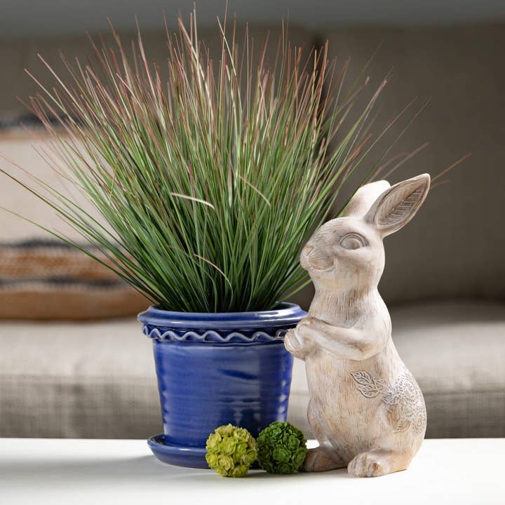 Sullivans Home Decor - Wholesale Plant Pot - Provincial Design Indigo Pots