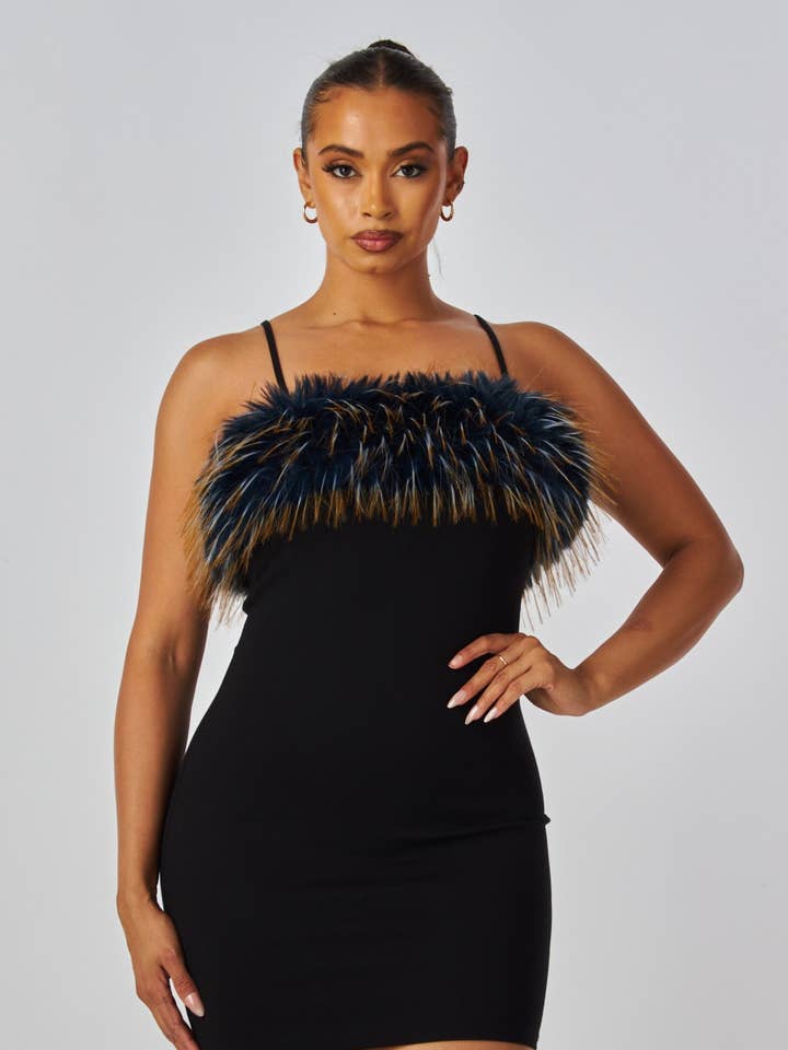 Vestido Mini de Piel Sintética Nadine (HDD33691) para venta al por mayor de Hot & Delicious