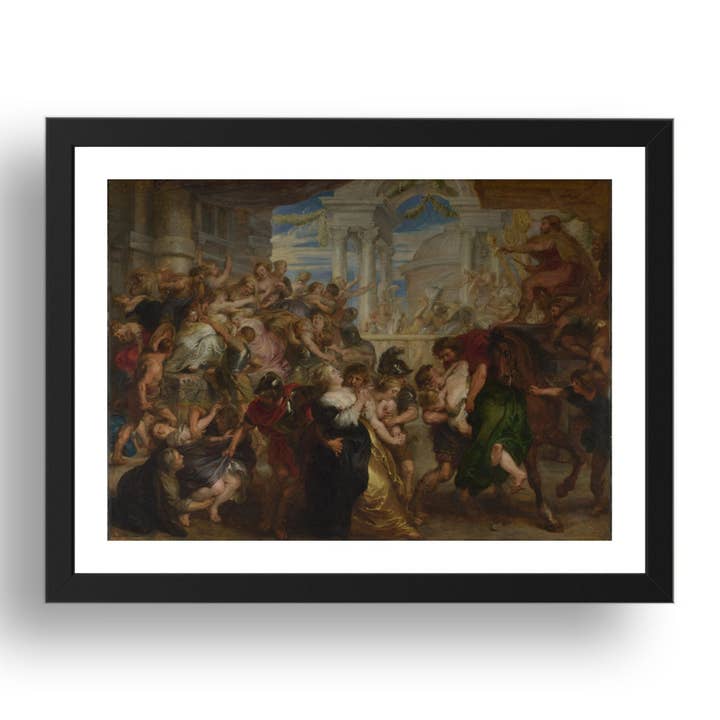 Peter Paul Rubens: The Rape of the Sabine Women, Poster in 17x13"(A3) Frame for wholesale by PERIOD PRINTS