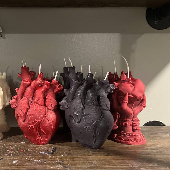 Susan Schomigs Creations - Wholesale Novelty Candle - Anatomical Heart Candle