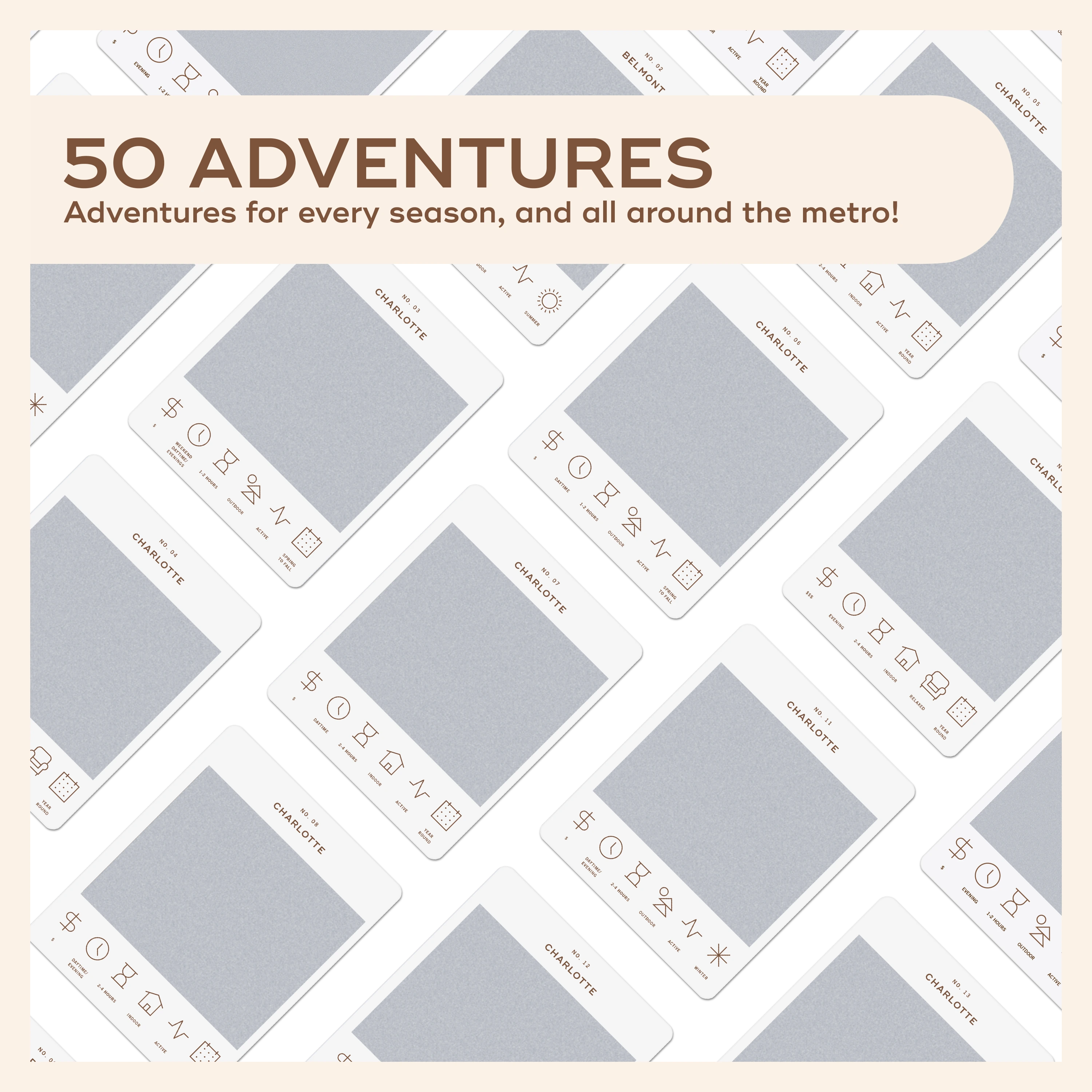 Reach International Outfitters - Wholesale Card Game - Charlotte Adventure Bucket List7