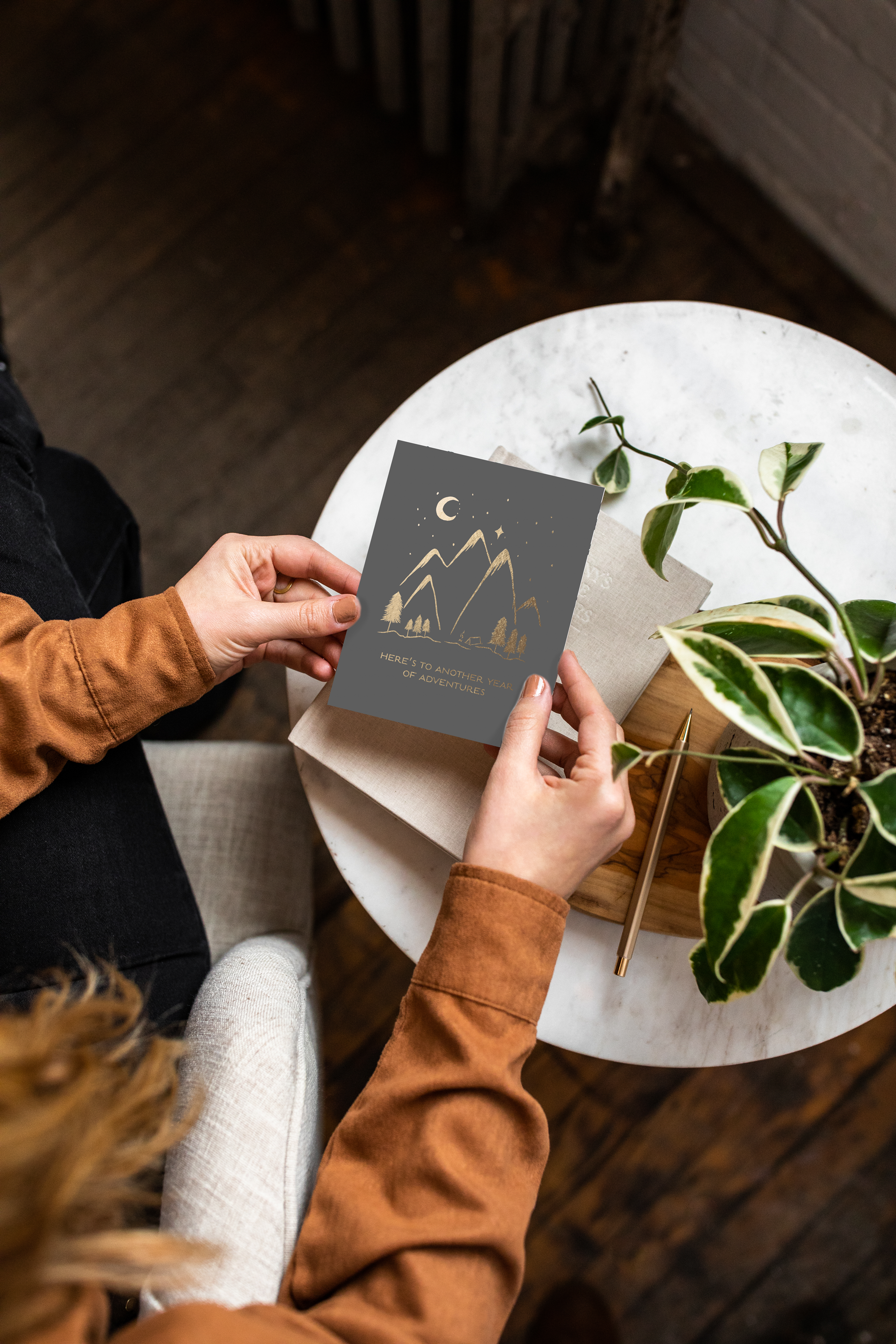 Lake Erie Design Co. - Wholesale Birthday Card - Another Year of Adventures Birthday - Gold Foil Card2