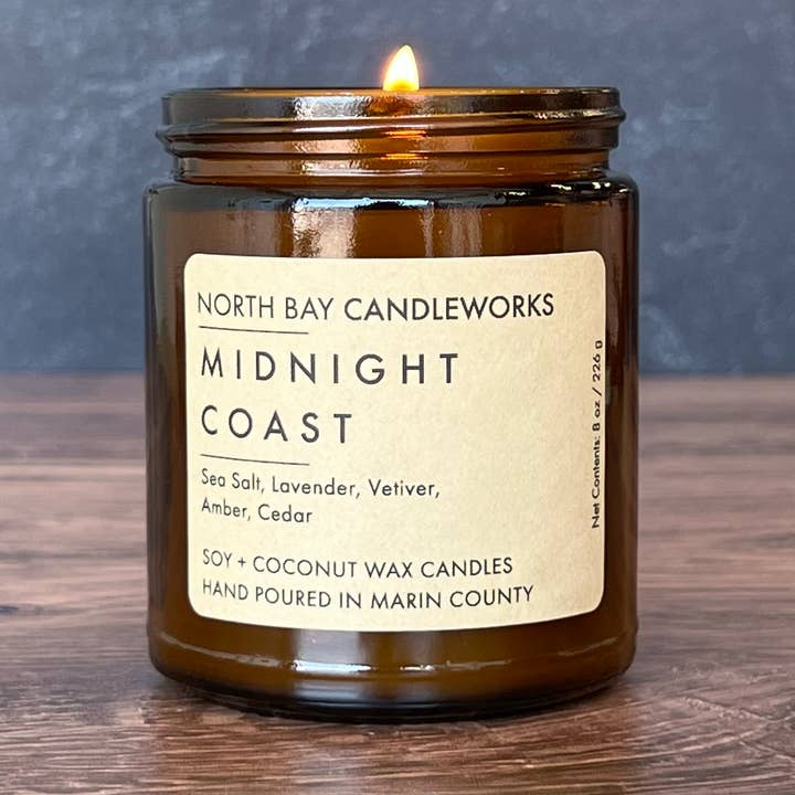 Midnight Coast (Standard Size, 8 oz) for wholesale by North Bay Candleworks