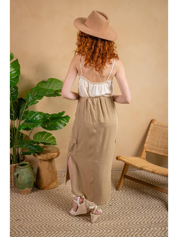 Ivory 5013-MAT Viscose Woven Embroidered Cami Tank for wholesale on Faire