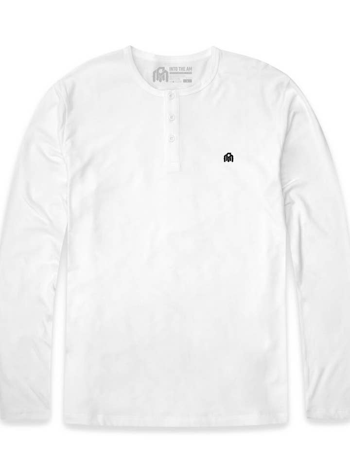 INTO THE AM – Großhandel T-Shirt – Herren – Langarm-Henley-Shirt für Herren (Marke)14