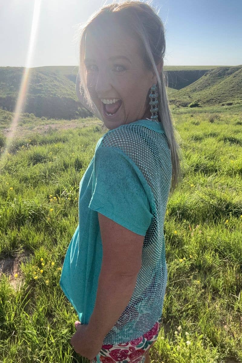 Sterling Kreek - Vente Chemisier – femme - Haut en strass Hit The Backroads9