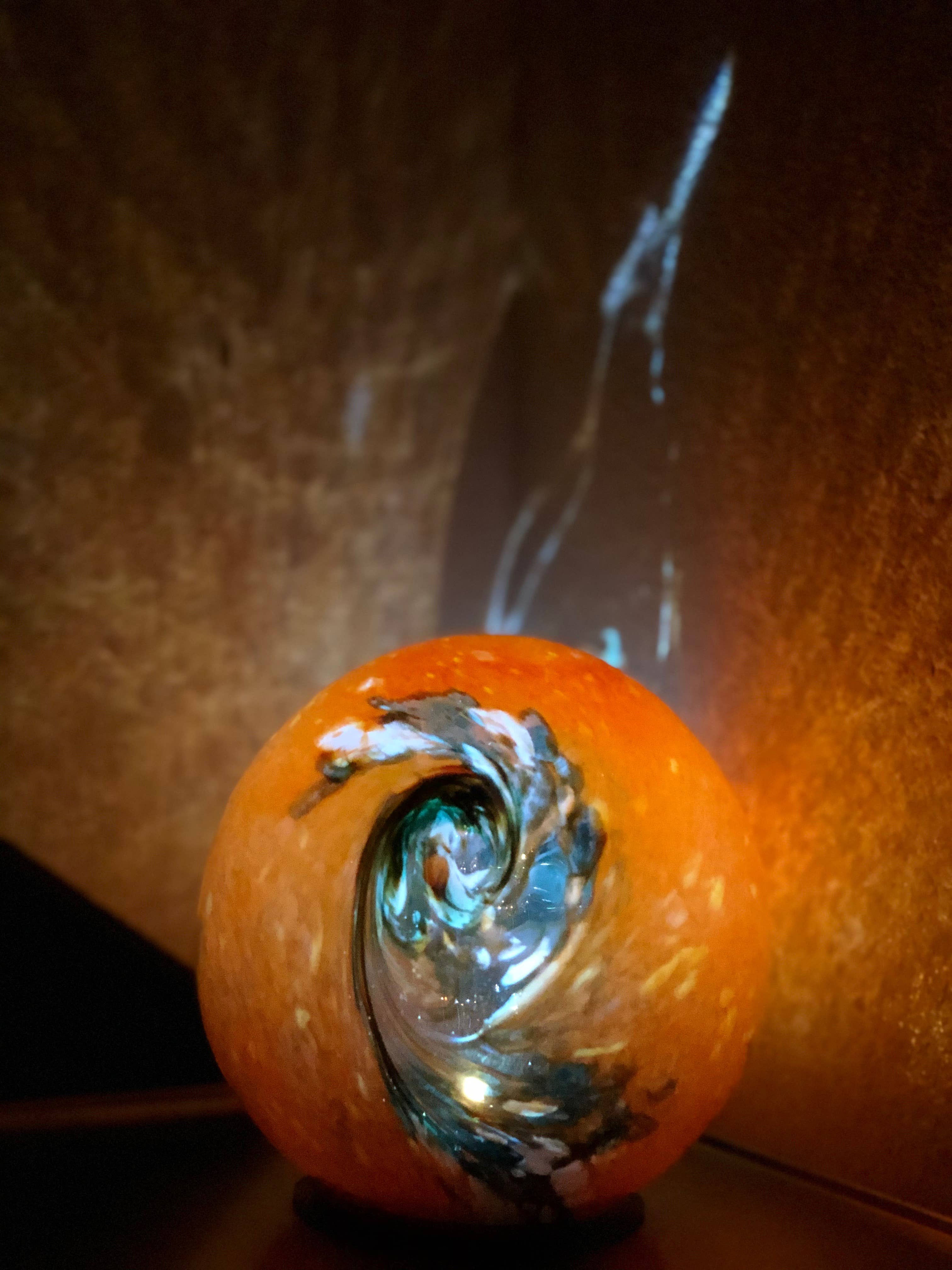 ApricotMint - Vente Bibelots/décorations d'extérieur - Orbe LED solaire en verre artistique de 10 po14