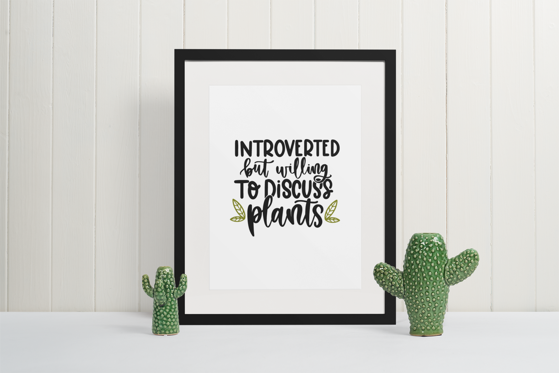 WinsterCreations™ – wholesale Art print – Introverted But Willing To Plant Obsessed Humorous Home Wall Decor Print0