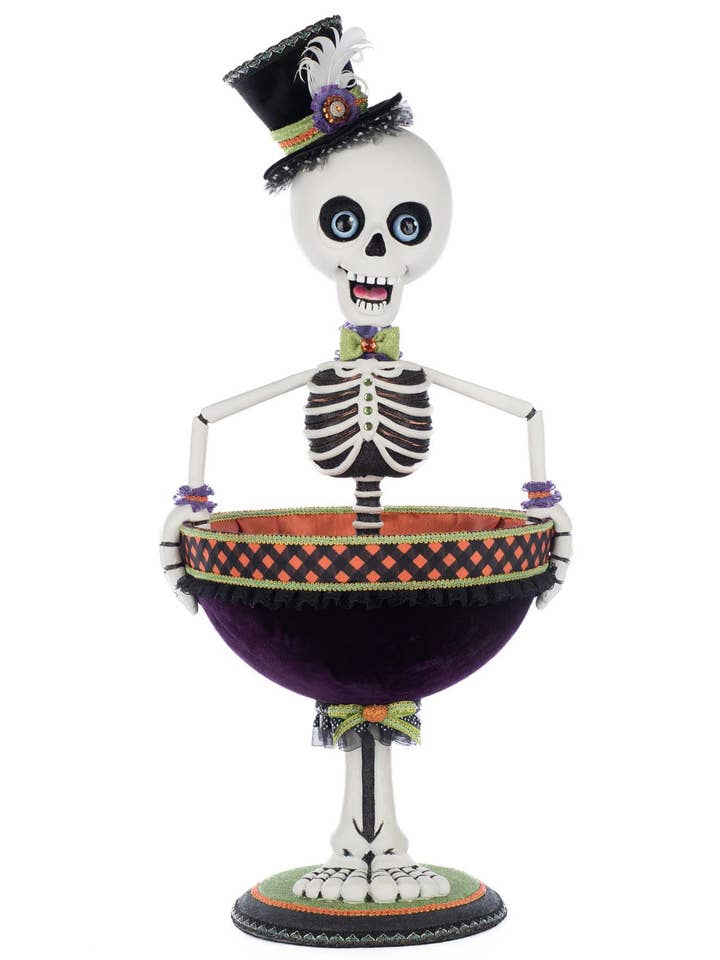 Billy Bones Thorton Candy Bowl for wholesale by Katherine's Collection