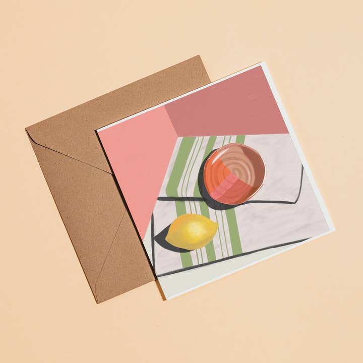 Just Add Lemon - Carte de vœux pour la vente par Elise Gow Designs