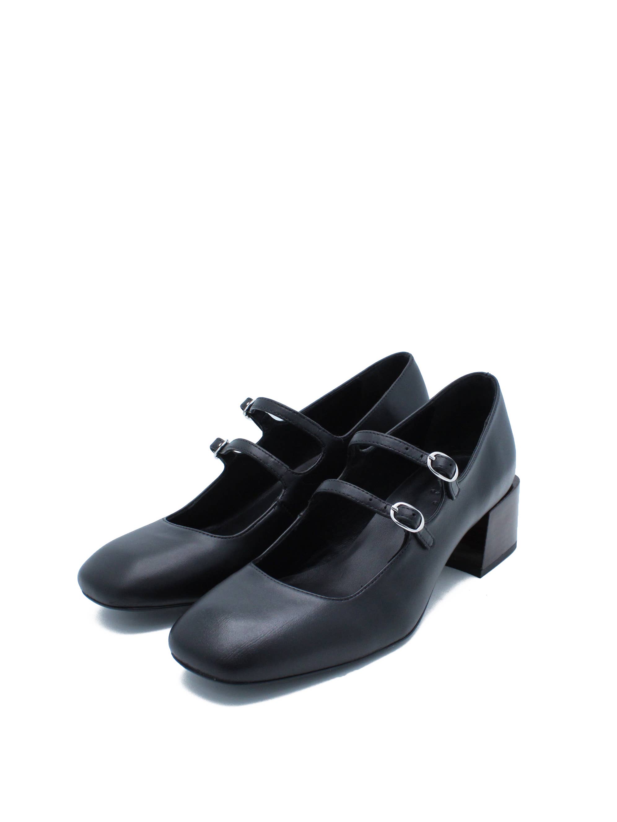 JJ HEITOR SHOES - Wholesale Low Heels - Women's - PARIS BLACK MARY JANE2