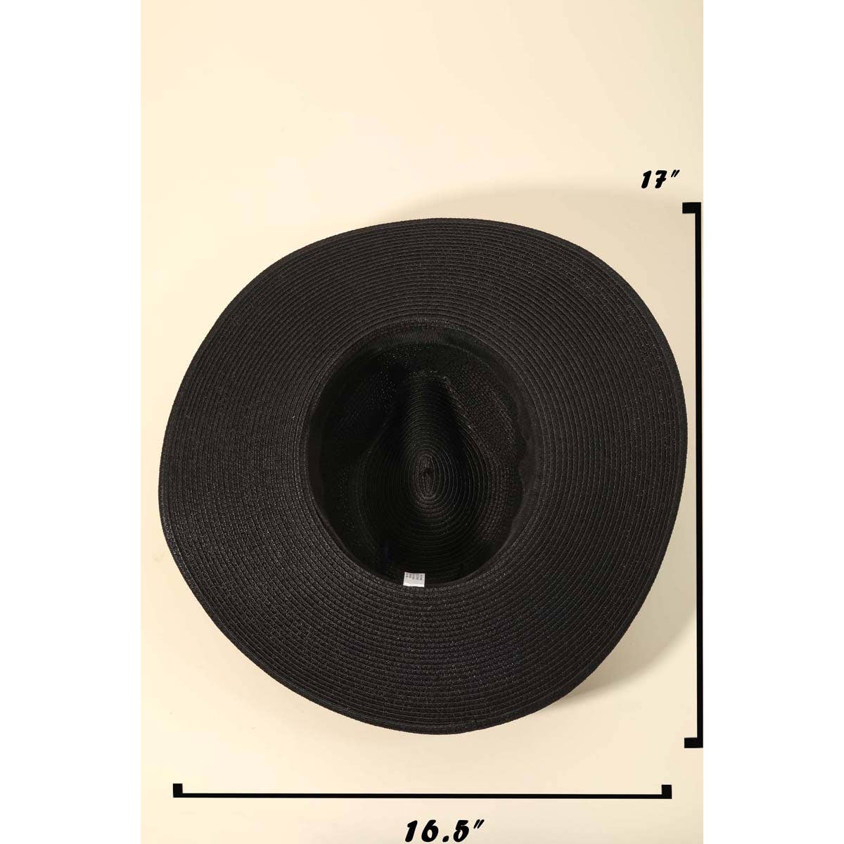 Anarchy Street - Wholesale Straw Hat - Women's - Leather Belt Straw Fedora Hat3