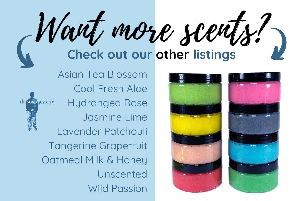 The Soap Guy - Wholesale Body Scrub/Exfoliant - Unscented Sugar Scrub2