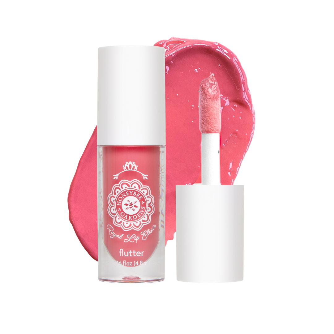 Honeybee Gardens Natural Cosmetics & Body Care – Gloss labial por atacado – Elixir Lábio Real Honeybee Gardens0