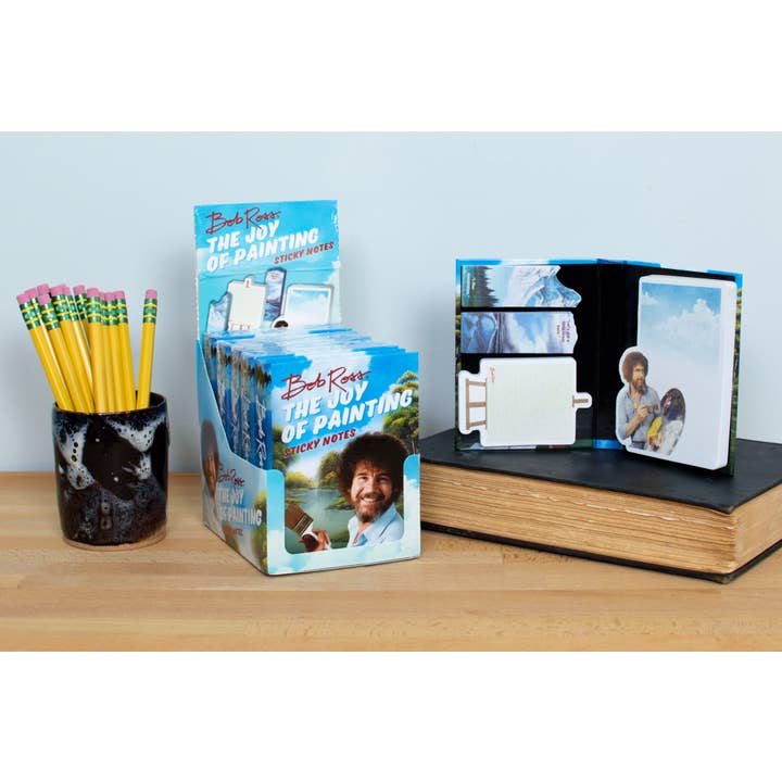 Unemployed Philosophers Guild - Wholesale Sticky Notes - Bob Ross Sticky Notes2