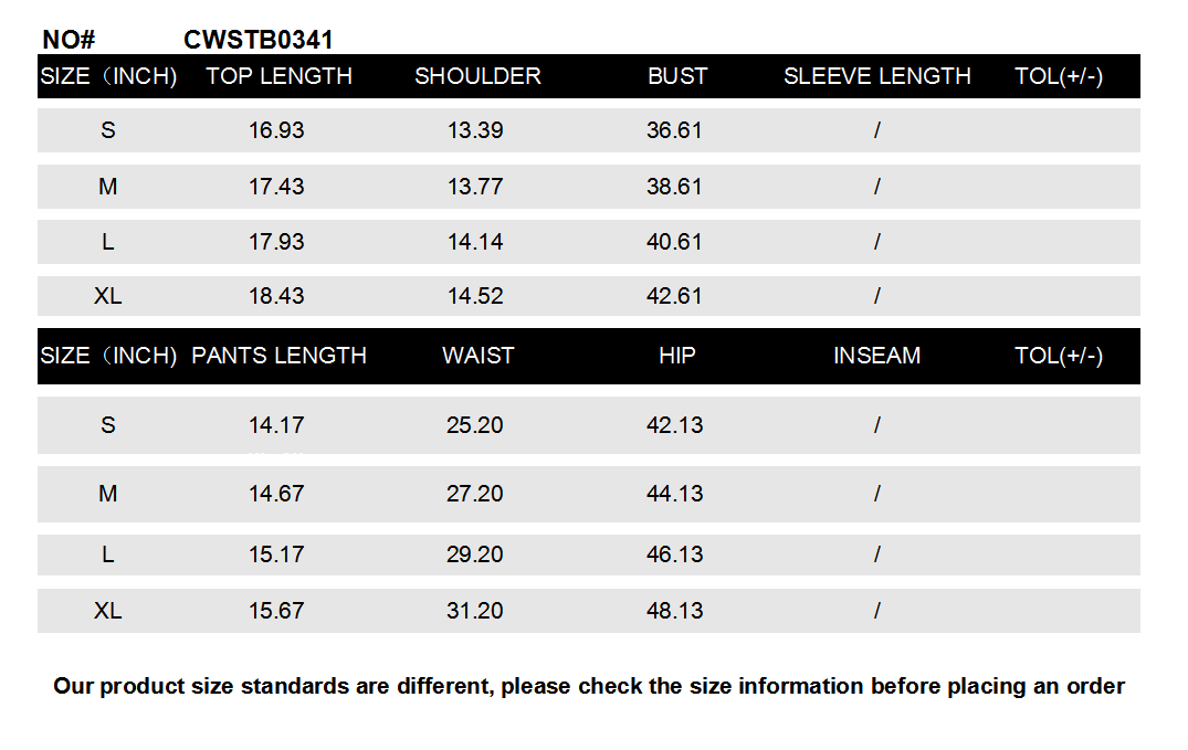 NINEXIS - Vente Ensemble de vêtements d'intérieur – femme - CWSTB0341_Ensemble haut et short sans manches à imprimé décontracté6