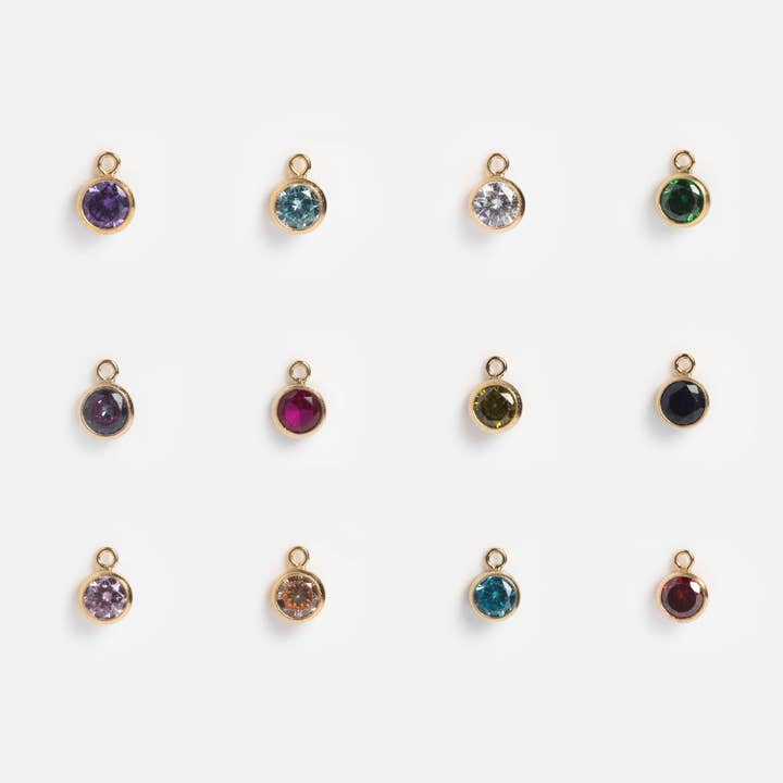 Charme Birthstone por atacado de Adorn512