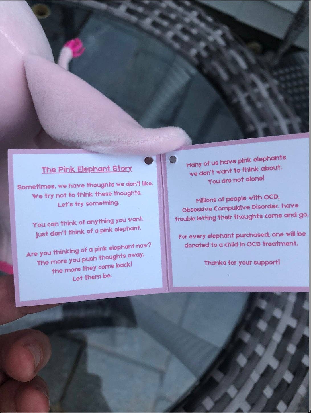 the ocdopus - Wholesale Stuffed/Plush Toy - Kids & Baby - The Pink Elephant™ - OCD/Anxiety/Mental Health Plush2