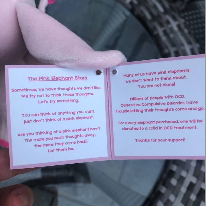 the ocdopus - Wholesale Stuffed/Plush Toy - Kids & Baby - The Pink Elephantâ„¢ - OCD/Anxiety/Mental Health Plush2