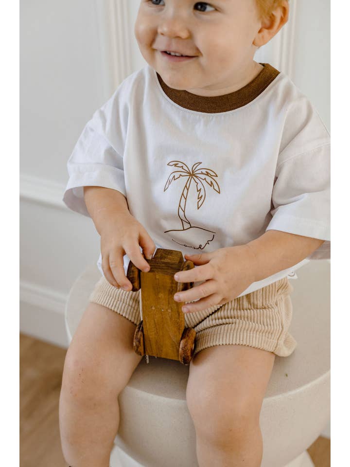 Woven Kids - Wholesale Shorts – Kids - Corduroy Shorts Sand6