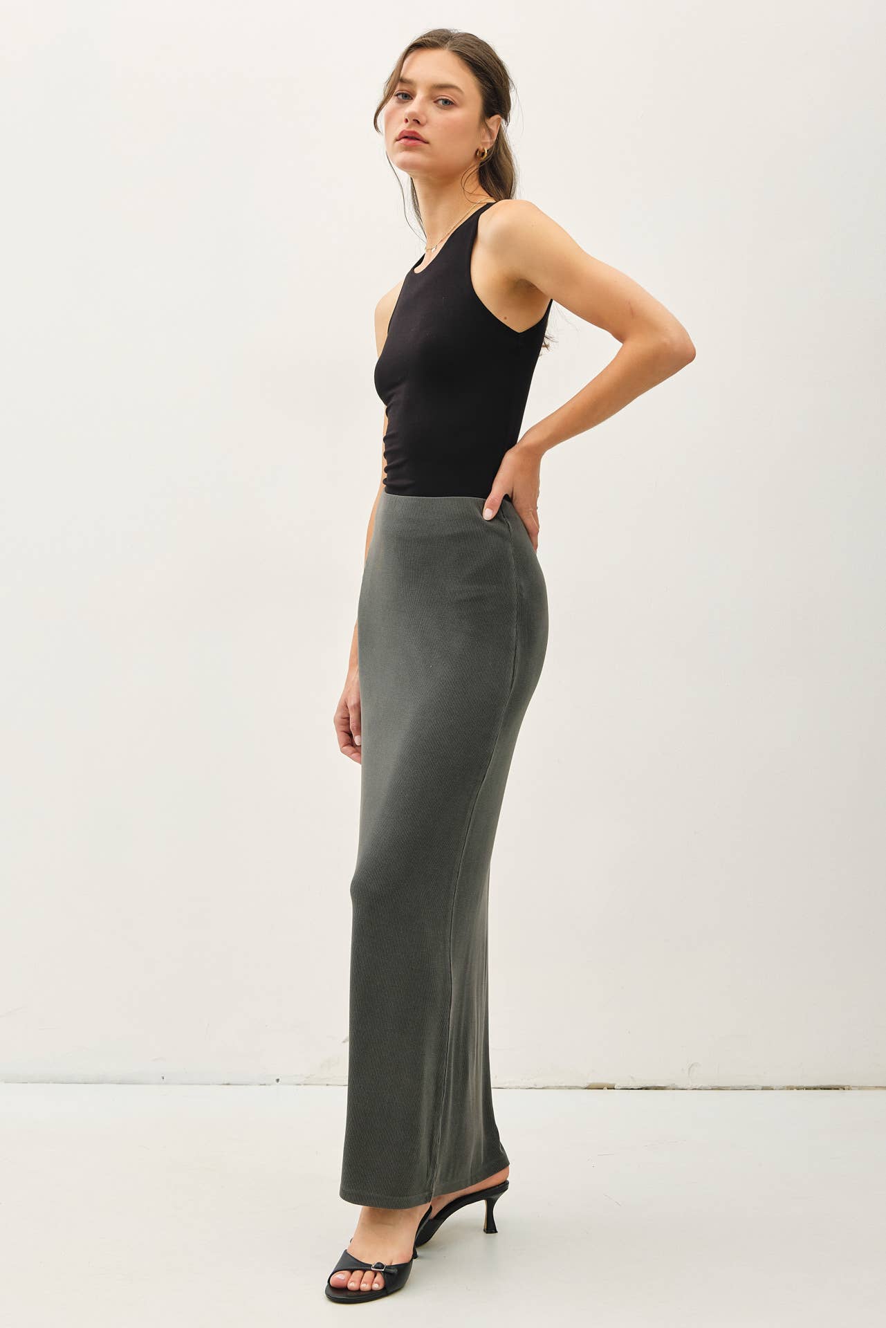 Be Cool - Vente Jupe – femme - JUPE CRAYON LONGUE LONGUE EN JERSEY13